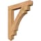Ekena Millwork Merced Arts & Crafts Smooth Bracket, Western Red Cedar, 5 1/2"W x 38"D x 44"H BKT06X38X44MRC03SWR - alternate 1